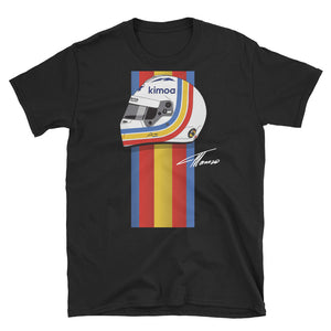 Fernando Alonso Retro Black T-Shirt