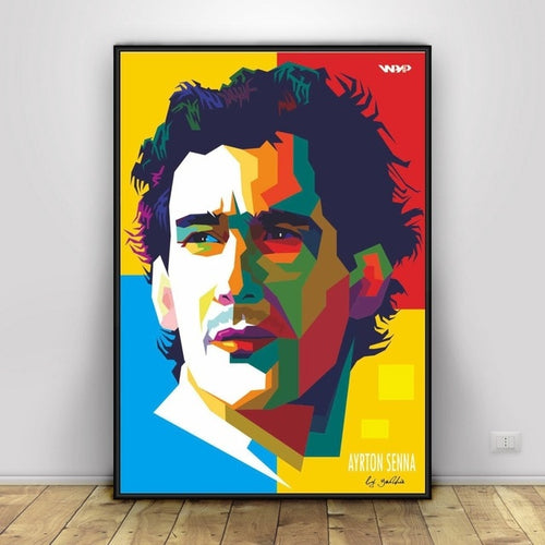 Ayrton Senna  Art Silk Poster 12x18 24x36inch