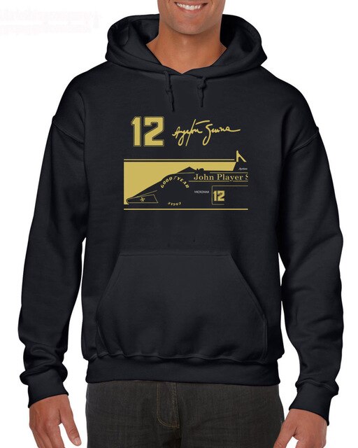 2019 Ayrton Senna Lotus Tribute 12 Signature Hoodies